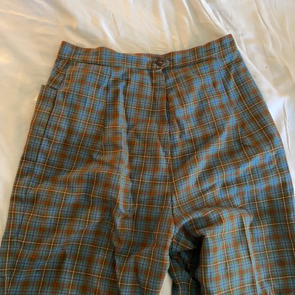 Gorgeous wool plaid pants from 1961 - Picture 2 of 4